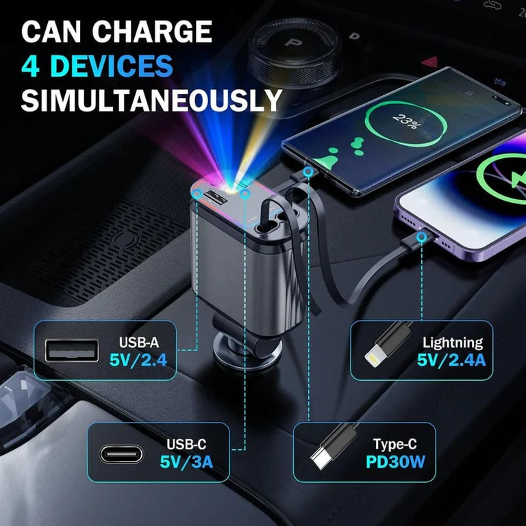 5 in 1 Car Charger